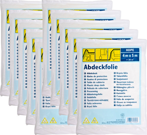 10x abdeckfolie 4x5m - 10x,