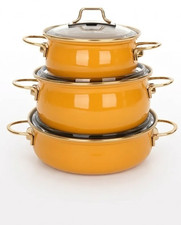 Kochtopf Set Emaille 3tlg 16