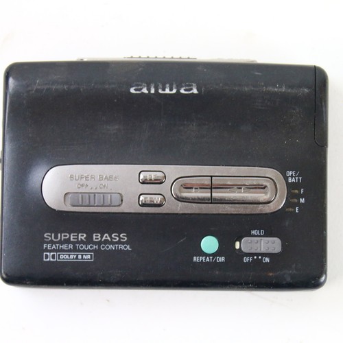 Tragbarer cassette player aiwa - cassette,