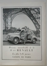 Pressewerbung Renault 4 PS