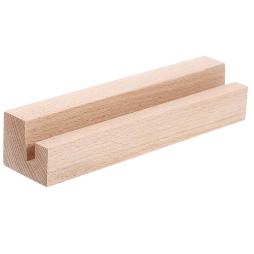 Holzsockel fotohalter - holzsockel,