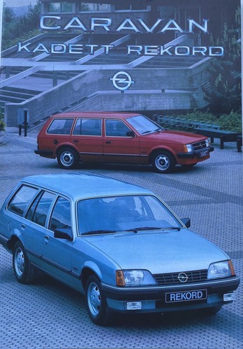 Kadett und rekord - d, caravan