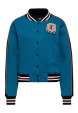 QUEEN KEROSIN Damen Collegejacke mit Chenille-Patch Hottie On The Run