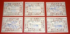 6 alte original Fahrkarten