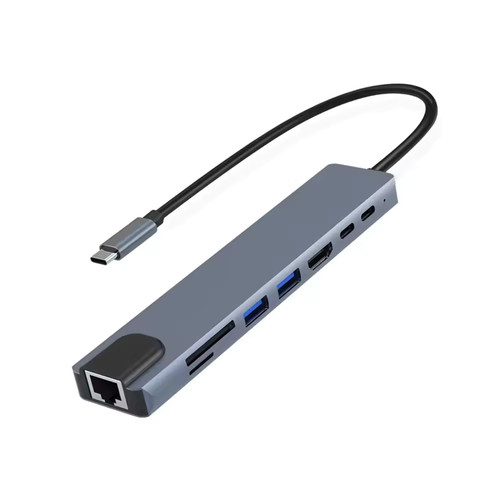 Usb hub 1 adapter - usb-c, 8-in-1