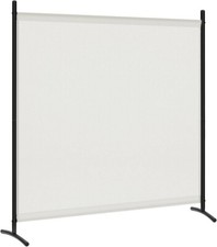Paravent Raumteiler Sichtschutz Spanische Wand Trennwand Garten Creme 1272cm