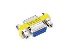 Sub adapter polig 2x - sub-d, 15-polig,