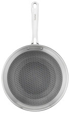 Tefal Eternal Mesh Pfanne Bratpfanne Wokpfanne Induktionsgeeignet Edelstahl 28cm