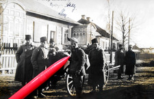 k) Foto Stabs Bild Abt. !! 1917 / 1918 Kowel gefangene Russen Nachlass Flieger