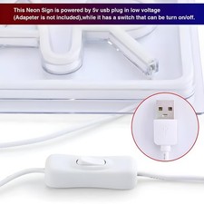 Neon LED BAR Schild Licht Deko