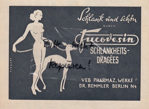 Berlin werbung 1956 veb - 1956,,