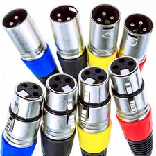 Mikrofon Lautsprecherkabel Mikrofonkabel / XLR Patchkabel symmetrisch Stecker auf Buchse Stecker