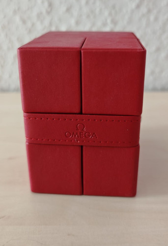 Omega uhrenetui reiseetui rot - uhrenetui,