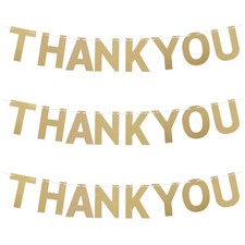 3 Count Party Girlande Danke