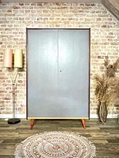 50er 60ER JAHRE MID CENTURY KLEIDERSCHRANK KOMMODE HIGHBOARD SCHRANK VINTAGE ALT