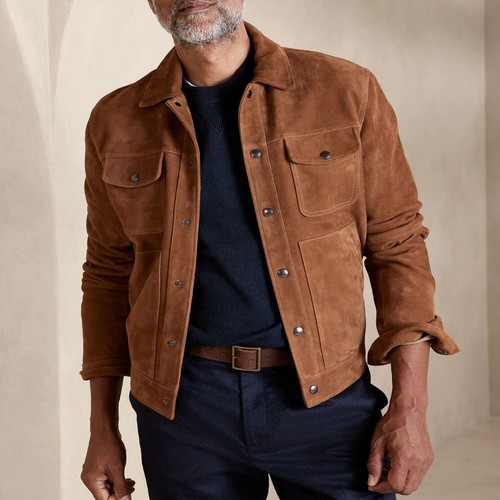 Herren wildleder hemd - herren,