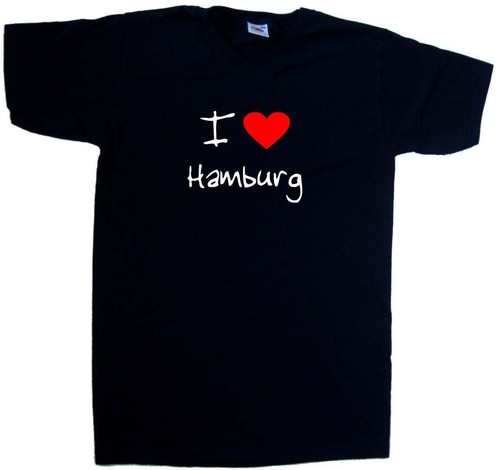Love heart hamburg - i, t-shirt
