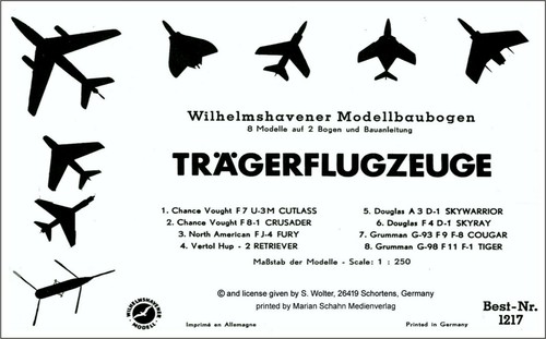 Wilhelmshavener modellbaubogen - wilhelmshavener,