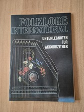 Folklore International # Unterlegnoten für Akkordzither im Softcover, 20 Noten,