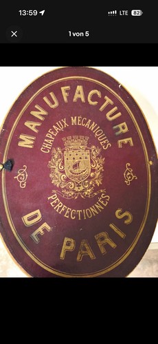 Antiker chapeau claque - antiker, |