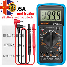 DT9205A Digital Profi Multimeter AC/DC Spannung Strom Prüfkapazität NC