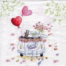 3 Servietten ~ Hochzeit