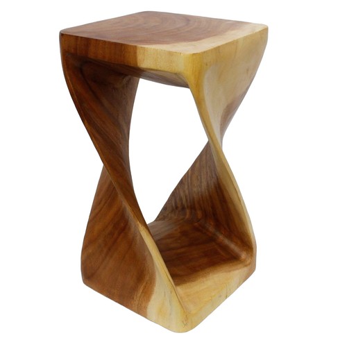 Hocker holz gedreht - hocker,