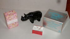4x AVON-Seife/Parfümflakon Rhinozeros-Easter Surprise Orig.-Verp.- Sammler-Seife