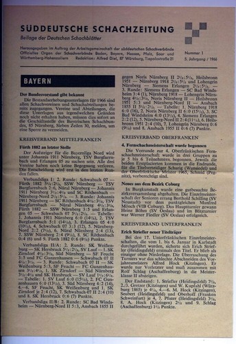 Süddeutsche schachzeitung - süddeutsche,