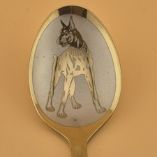 Geschenkidee Teelöffel Geschenk Hund Dobermann 
