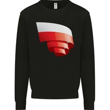 Krause Polen Flagge Politur Tag Fußball Herren Sweatshirt Pullover
