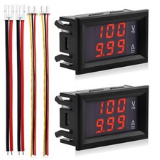 2 Stück LED-Voltmeter und