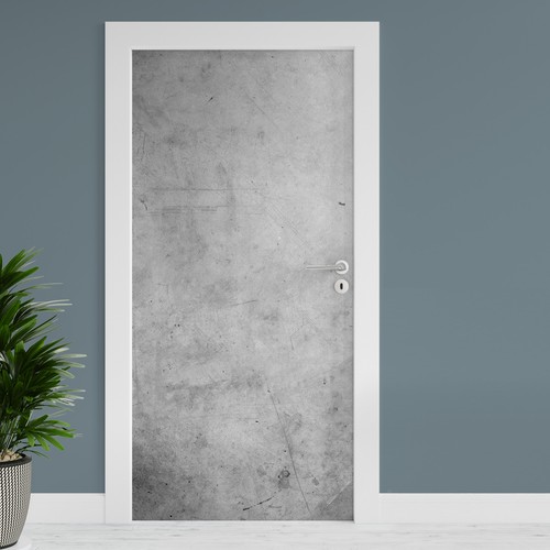 Türfolie beton 90x200cm - türfolie, "beton"