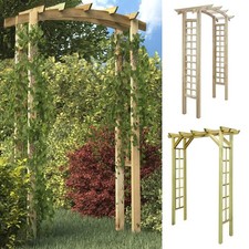 Rosenbogen Pergola Gartenbogen Torbogen Rankhilfe Spalier-bogen Holz bogen Rosen