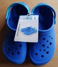 Clogs Gr. 31, blau, Sterne, Kinder, Mädchen, Jungen, NEU