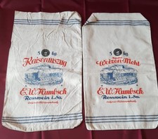 2 alte Mehlsäcke Roßwein Mühle 2