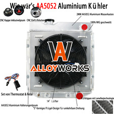 4 Reihe Kühler + Lüfter Für Ford Mustang 260 289 4,3 4,7 V8 64-66 AT/MT+ Relay