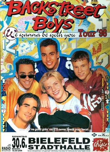 Backstreet boys 1996 - 1996, bielefeld