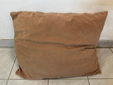 Couchkissen braun Velours - 65x50 cm - Dekokissen Sofakissen Kissen 