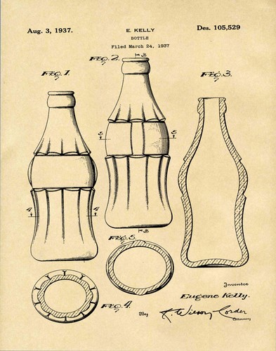 Coca cola flasche - cola, patent