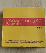 Kodak Kodachrome 40  Super 8 Kasette  Type A KMA 594P  MHD 1983