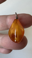 835 Silber Bernstein Anhänger