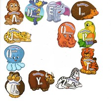 Danone Magnete - Tierwelt 2008 - 2 Stück aussuchen