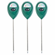 Royal Gardineer Boden-Feuchtigkeitsmessgerät für Pflanzen, 3er-Set