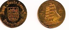 Gedenkmünze Segelschiff "Bark