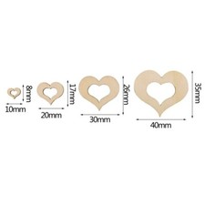 Streudeko Deko Holz Herz