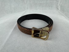 Ledergürtel, Wendegürtel, schwarz braun, Ralph Lauren, Länge 100cm, unisex