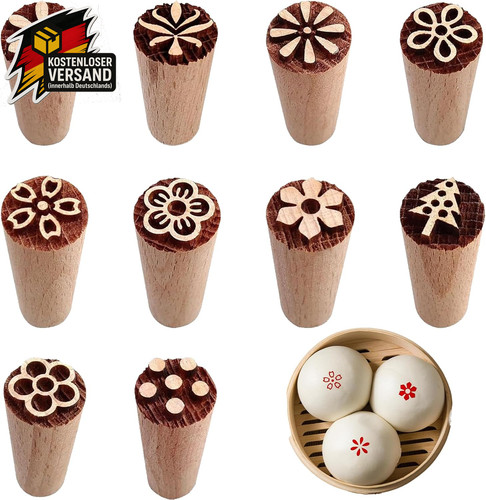 Holzstempel set für - set, ton