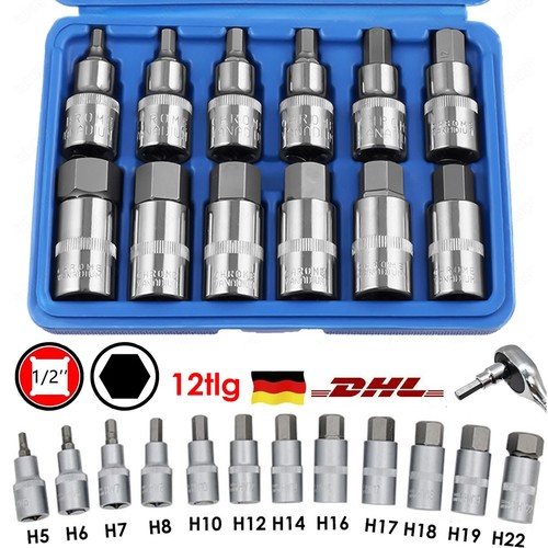12tlg steckschlüssel - 1/2",
