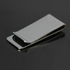 Edelstahl Geldklammer , Geldscheinklammer ,  Geldspange , Geldclip , silber